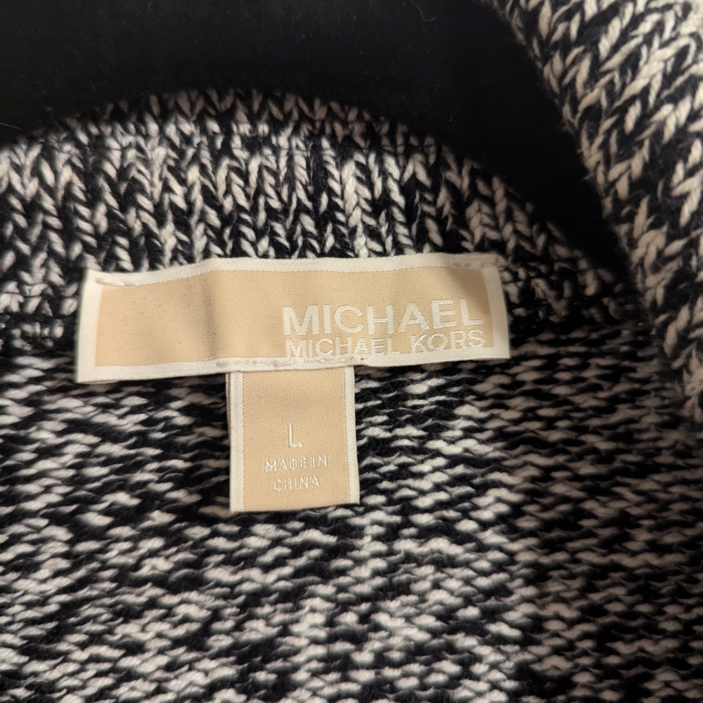Michael Kors zipper sweater jacket size large - Picture 4 of 11